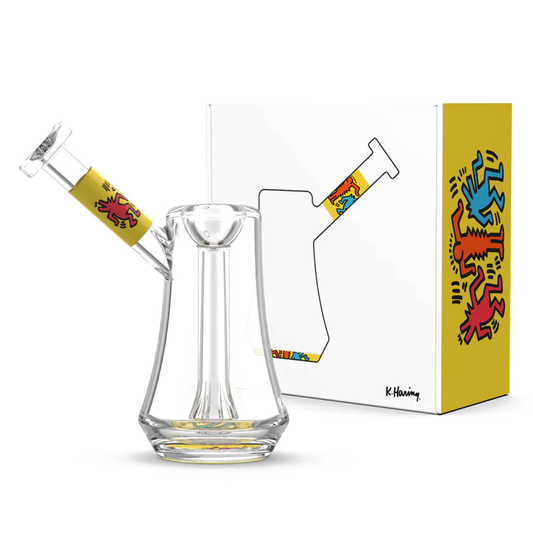 K.Haring Glass Collection by HS Bubbler